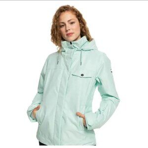 Roxy Billie Insulated Snow Jacket in Fair Aqua